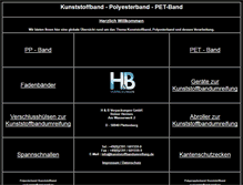 Tablet Screenshot of pet-band.de